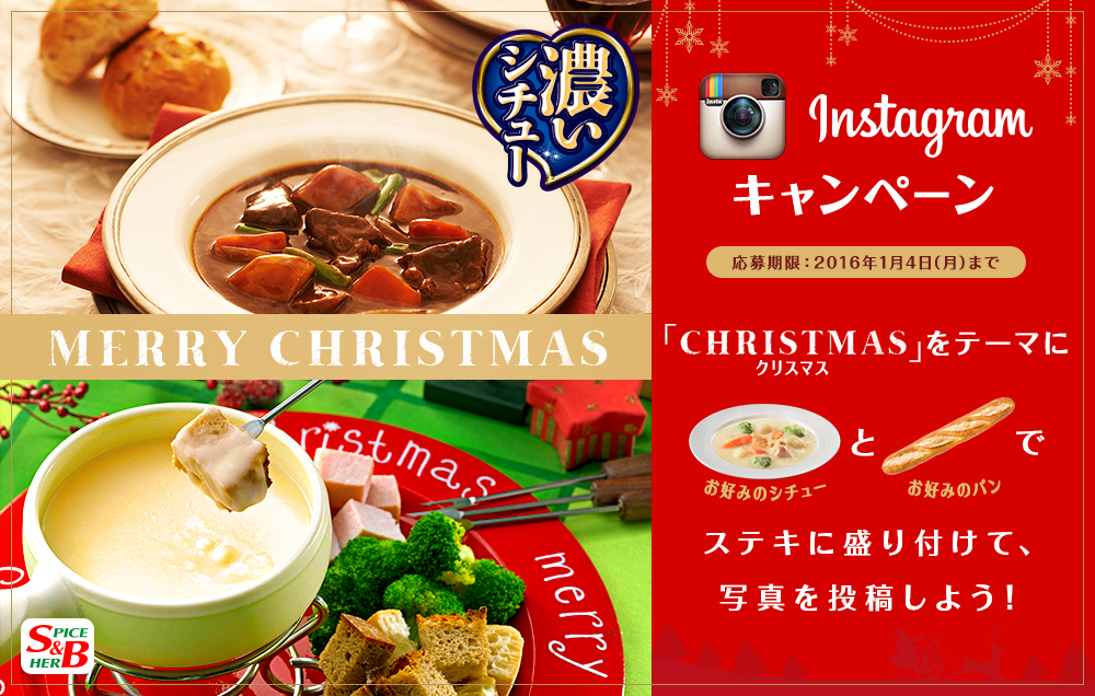 濃いシチュー Presents Instagramキャンペーン／エスビー食品